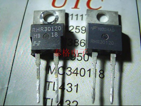 RHR30120 RHRP30120 high power high frequency marine machine diode authentic imported disassembly parts 220 package