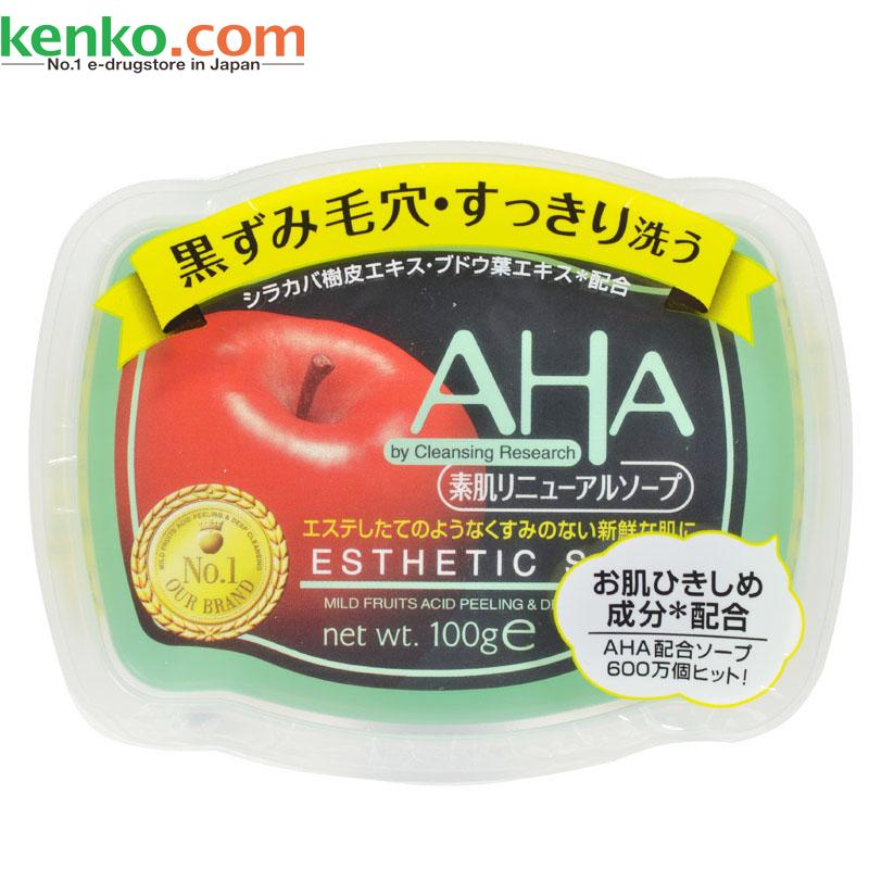 【日本直邮】药妆果酸AHA温和去角质洁面皂100g