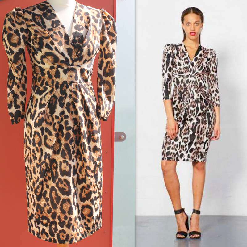 Dark Brown BAO WEN Thin Brown Skirt Women's Summer Retro Office (Moderate Elasticity) (Clearance Special)