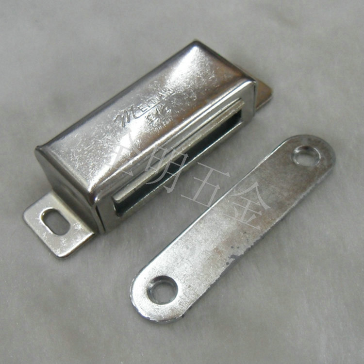 Increase of lengthened stainless steel magnetic touch furniture door suction cabinet door magnetic touch whole closet cabinet door suction touch bead