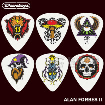 American-made Dunlop ALAN FORBES 2-type bagwood folk guitar pick 0 6-1 0