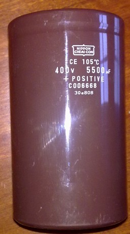 Yaskawa G7 11KW with NIPPON electrolytic capacitor 3500uF 400V 15KW with 4500uF 400V