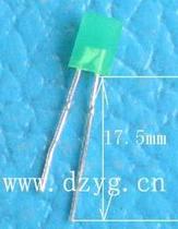 Green square light 5*7*2mm green hair green light emitting diode