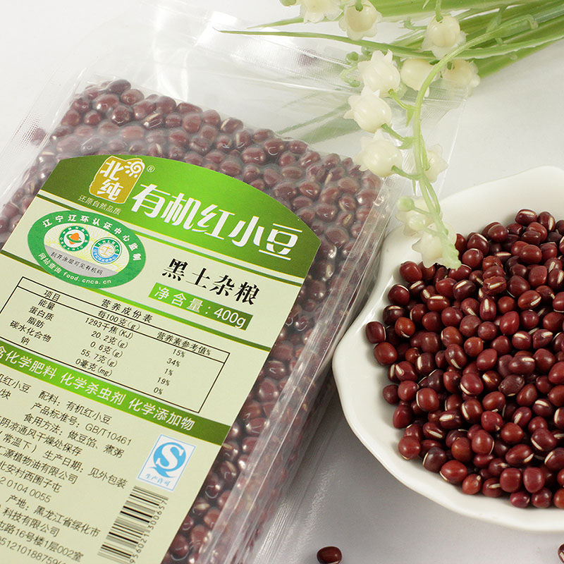 【天猫超市】北纯有机红小豆400g 杂粮 新老包装随机