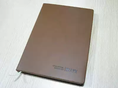 High-end office leather book B5 business notebook Stationery notepad sub-work record book custom logo