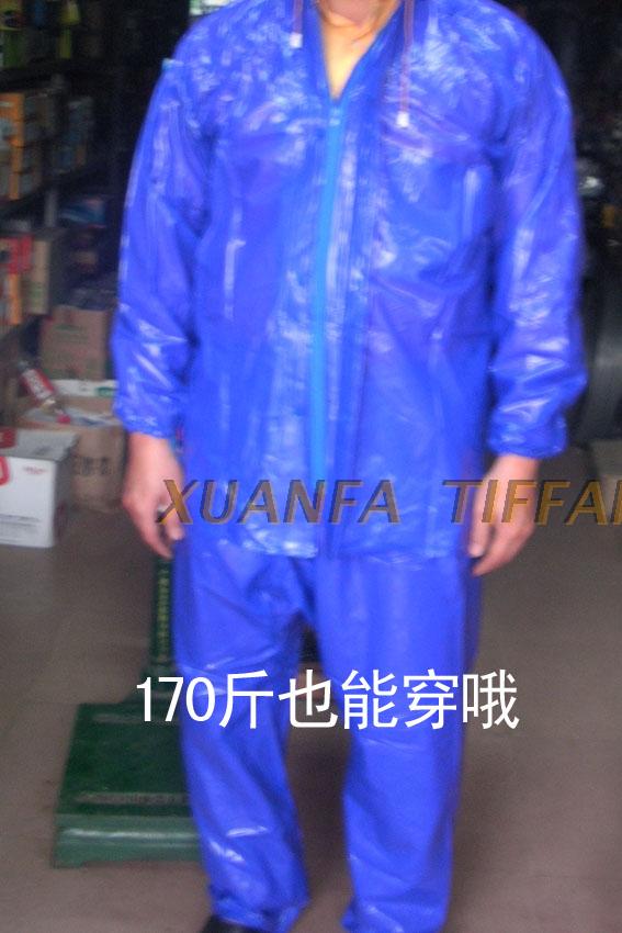 Locomotive Raincoat Suit Raincoat Workman Workman Site Construction Raincoat 2 Pieces Sets Raw Rubber Soft Rubber Raincoat