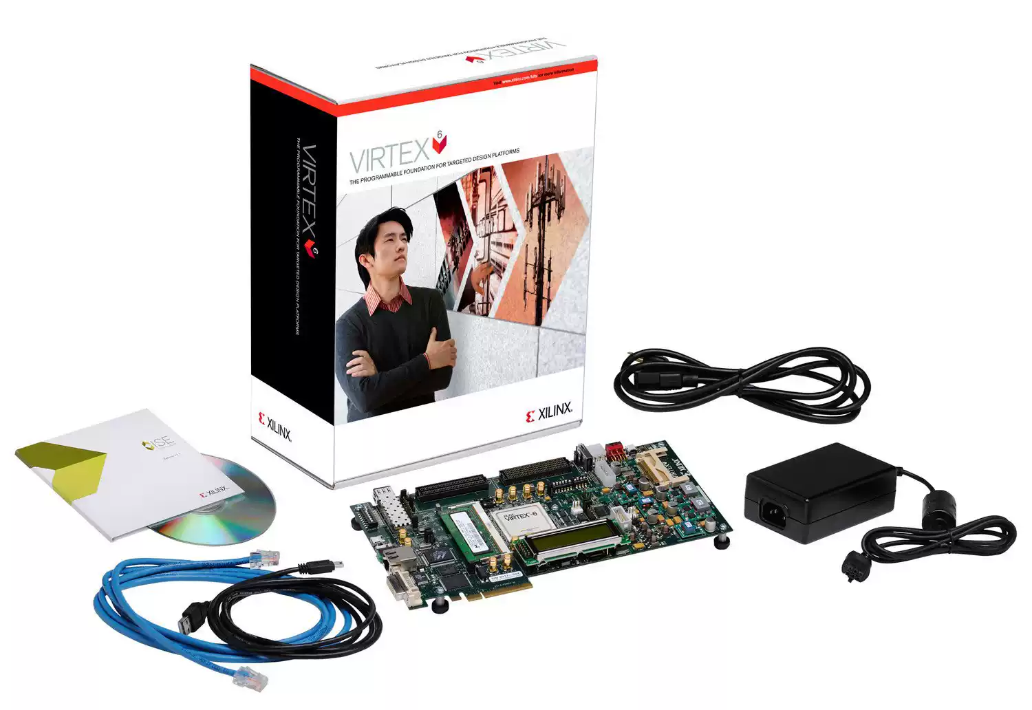 EK-V6-ML605-G Virtex-6 FPGA ML605 评估套件开发板开发套件-淘宝