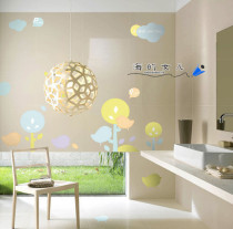 Two sets of wall stickers waterproof and environmentally friendly odorless stickers childrens room activity room cute cartoon animal stickers