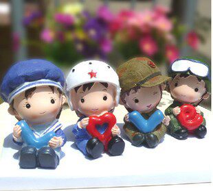 正版海路空 可爱汽车摆件 车内公仔摆设汽车内饰装饰汽车用品车饰