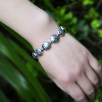  National style retro original Miao Yin Xiaoyu fine woven red rope bracelet female Chinese style jewelry wholesale 080