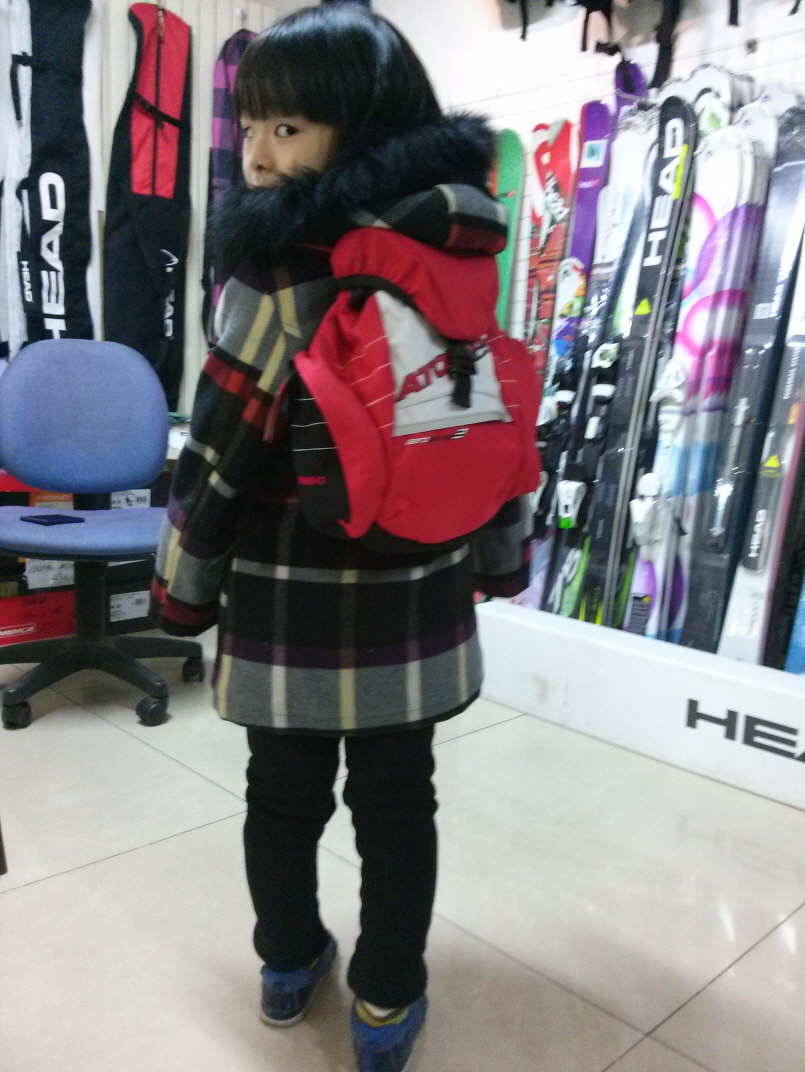 Yongxin Xueyou Promoted Asumik ATOMIC Children's Double Shoulder Back Ski double board Package outdoor climbing bag
