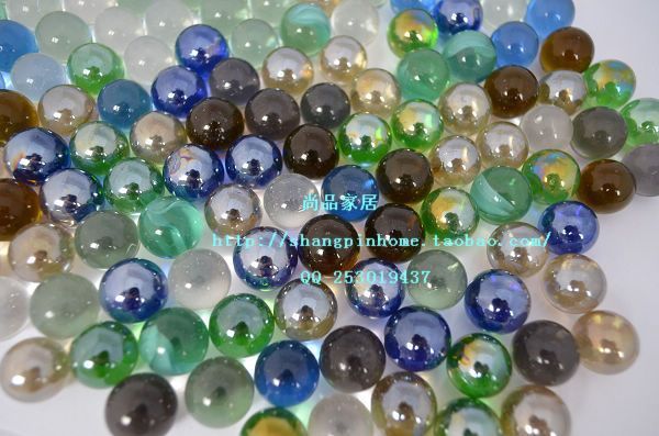 Crown Credibility Stained Glass Marbles Glass Ball Glass Round Pearl Glass Fish Tank Vase Decoration Hot Sell
