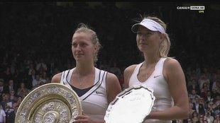 Tennis match video 2011 Wimbledon Women's Singles final Kvitova-Sharapova HD video 720p