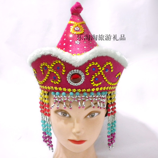 Mongolian Hat Dance Hat Princess Cap Gog Hat Landowners Hat Beijing Special Tourist Souvenirs