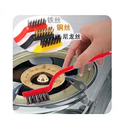 Japanese gas cooker brush multipurpose cleaning brush stainless steel cleaning brush --- 3 1010