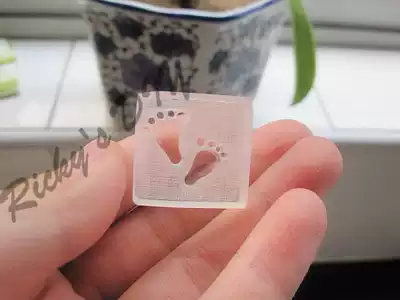 Yaya 2cm * 2cm acrylic soap chapter