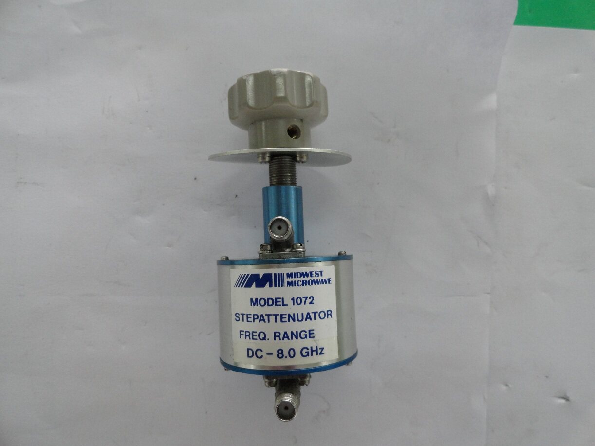 Hand-in-step attenuator MIDWEST MICROWAVE 1072 0-9dB DC-8GHz 1DB 1DB
