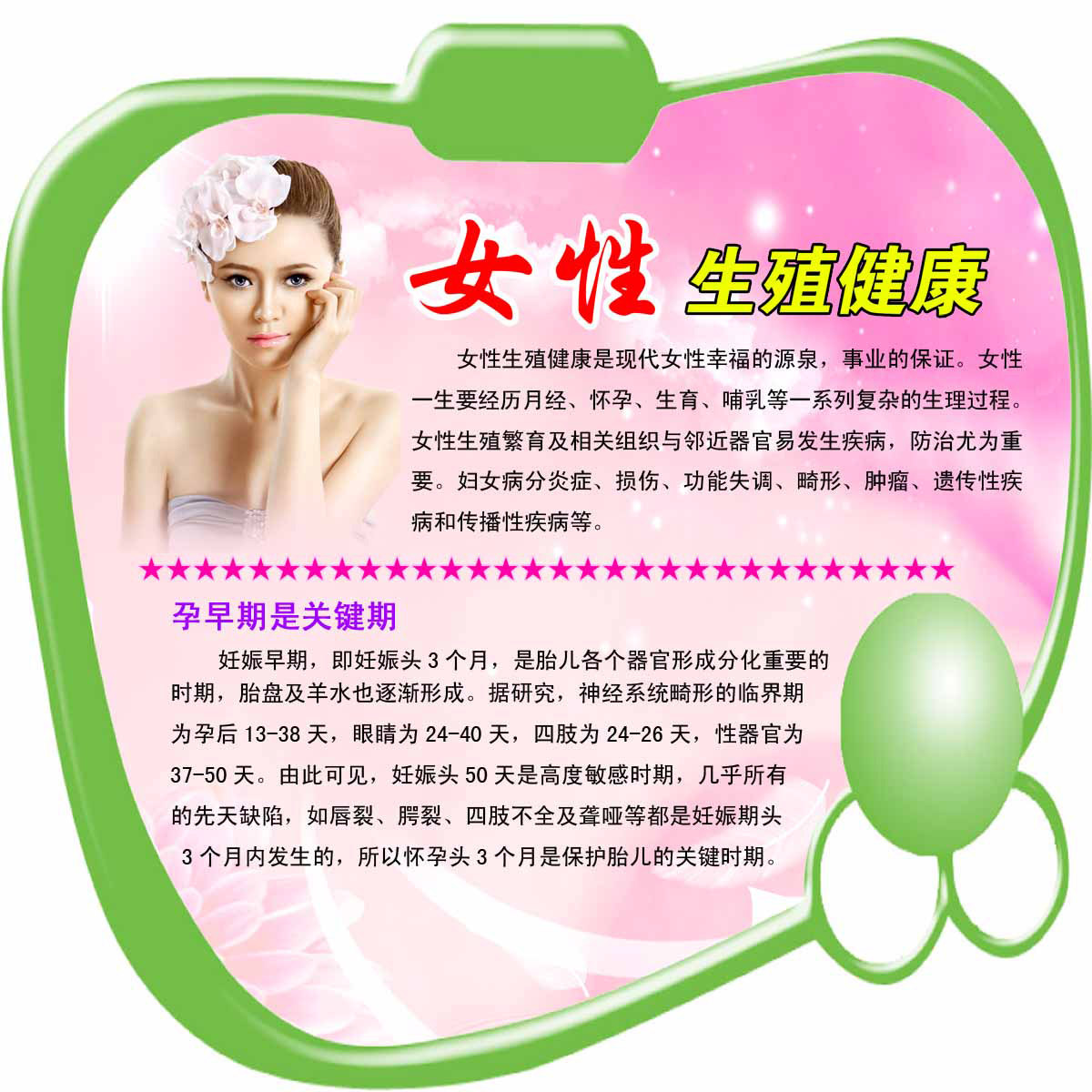 海报印制93素材健康展板169生殖健康宣传