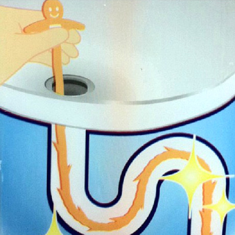 Japanese household pipeline looper Clearer Round sewer drainage drainage hair cleaner