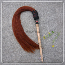 TRUE HORSETAIL WHISK TAI Chi whisk Horsetail BUDDHA dust WHITE BROWN BLACK TRUE HORSETAIL TOTAL LENGTH 115CM