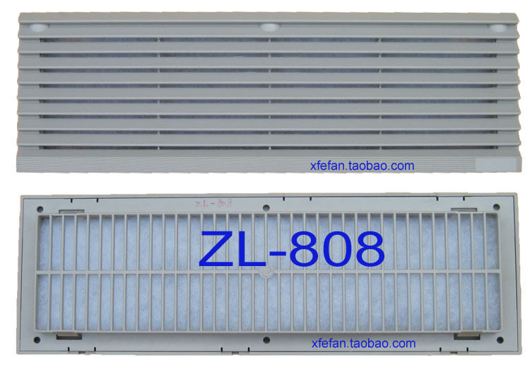 New small long strip shutter dustproof protective cover ventilation filter set ZL 808