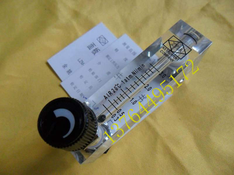 Spot panel adjustable flow meter LZM-6T (0 3-3L MIN) Gas ZYIA