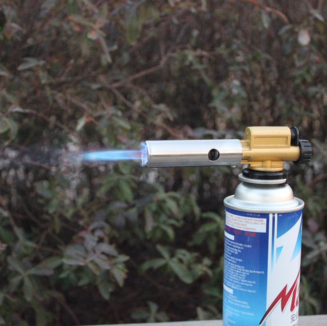 Outdoor gas barbecue Grill Type Spray Gun Baking High Temperature Ignitor 360 Degrees Gas Welding Gun Burning Pig Hair Spray Gun