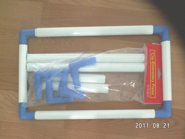 Square circle clip-type stretcher cross stitch frame embroidery stretcher hand-held square 23*38cm