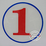 Organic colour printing floor number Floor sign floor signs points to cards Digital number plates diameter 28CM