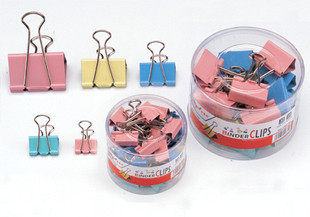 6# color long tail clip 15MM small ticket clip anti dovetail clip office stationery wholesale