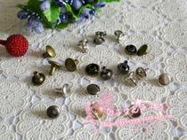  Handmade fabric DIY patchwork material bronze silver gun color double-sided rivets willow nails 8*8MM 1 yuan 15
