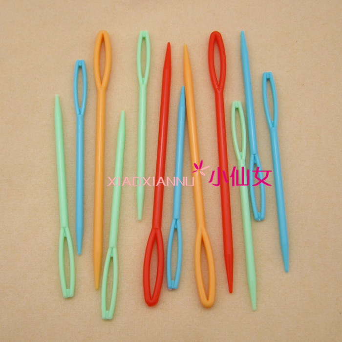 Woven Common Color Plastic Sewing Needle Safety Stitch Pin 1 Set 6 Sets 6 Color Random