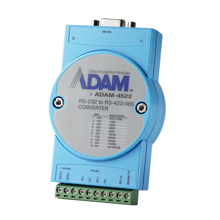 Research HuaDAM-4522 RS-232 to RS-422 485 Converter function with ADAM-4520