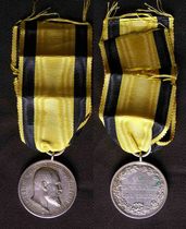 Original German Order of Württemberg Prussian German Silver Medal