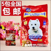 5 gói bảo vật vận chuyển quốc gia sâu cá dầu con chó con mang thai thức ăn 500g thức ăn cho chó Teddy thức ăn chủ yếu để gửi 40g