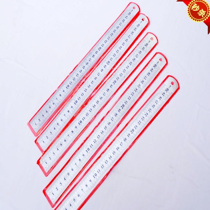 Stainless steel ruler 1 m 150mm300mm500mm600mm1 5 m 2 m profound steel plate boutique ruler