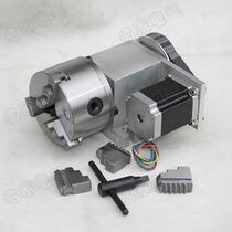 CNC indexing head A Axis rotating K11 100 three jaw chuck