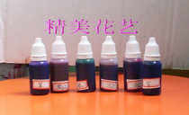 Color fine crystal flower making liquid color