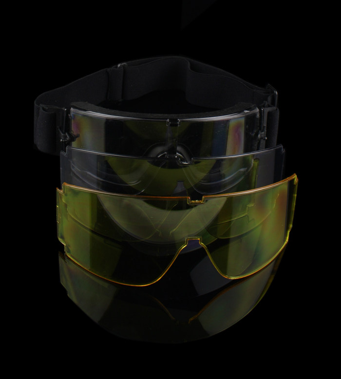 French tactical goggles X800 tactical goggles anti-terrorist combat goggles three pairs of lenses