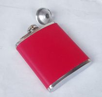 Snow Wolf Lake 7-ounce 304 stainless steel wine bottle for women convenient portable rose red wine bottle with funnel