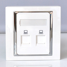 Розетка сетевая LAN Саймон переключатель новой