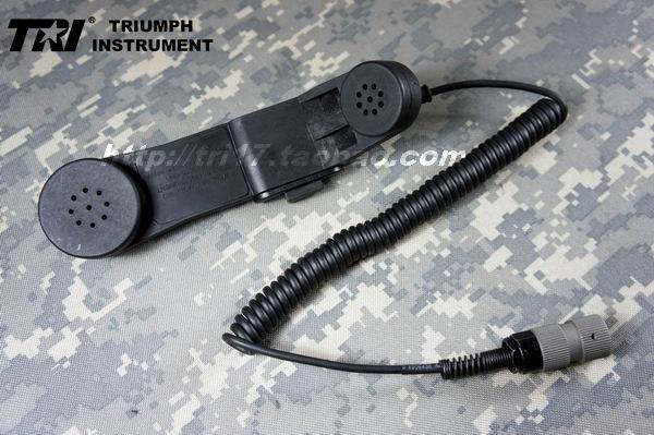 TRI instrument H250 voice microphone set handle PRC-117 PRC-152 PRC-148