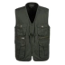 Mùa xuân và mùa thu mẫu áo vest trung niên và già nam cotton nhiều túi cỡ lớn áo vest trung niên khoác vest nữ Áo vest cotton