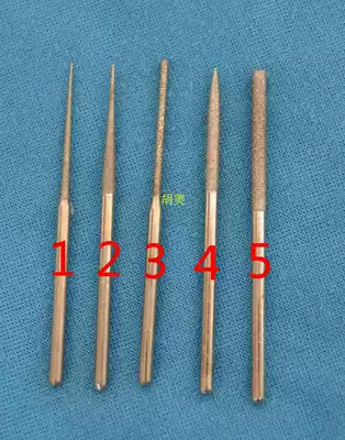 High-grade diamond drilling needle agate carving Rod needle Jade grinding needle 3 handle lengthy punching needle single price