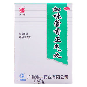 中一牌加味藿香正气丸6g*6袋 解表化湿理气和中月经不调白带过多