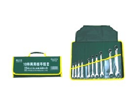 8-piece set of powerful combination tools single wrench
