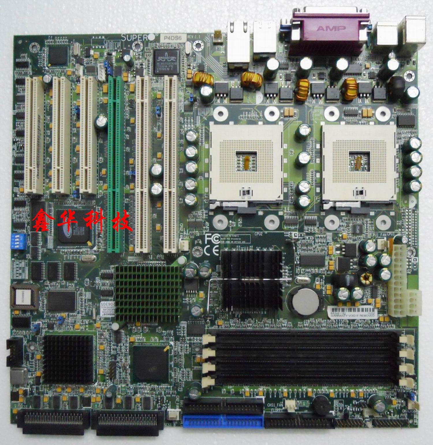 SUPER ultramicro P4DS6 ServerWorks GC-SL chipset server motherboard 603 connector