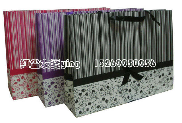 Large number gift wrapping bag Handbags eco-friendly paper bags Hand carrying bags Natural grass lace Butterfly knot Gift Bags