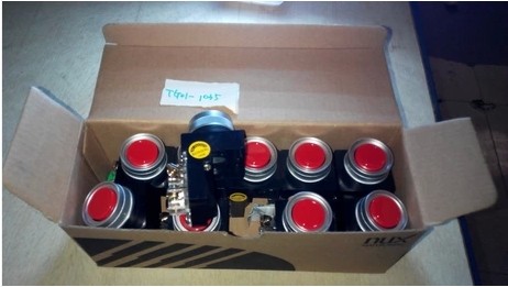 Original Korean HANYOUNG HANYOUNG NUX button switch CR-251-1 Red 1a1b 5A