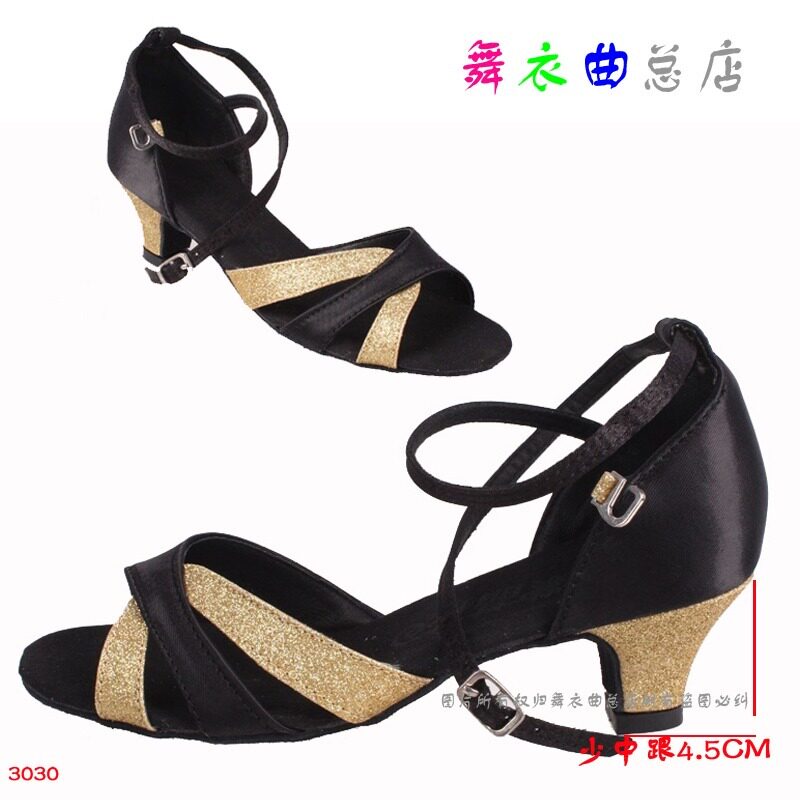 Special offer for young children Latin dance shoes summer girls children soft sole dance shoes in the heel Latin shoes toddler dancing shoes